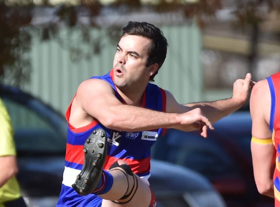 Pyramid Hill's Braidy Dickens. The Bulldogs are still the only undefeated team in the Loddon Valley league.