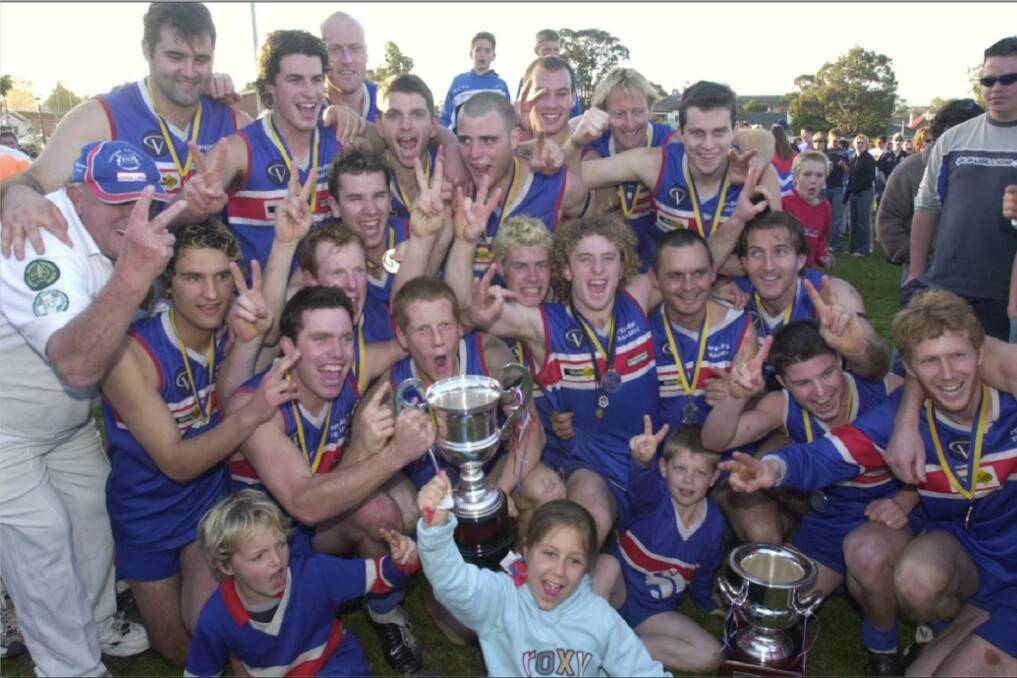 BACK-TO-BACK DOGS: Gisborne followed up its 2002 premiership with another flag in 2003. The 17-1 Bulldogs beat Eaglehawk in the grand final.