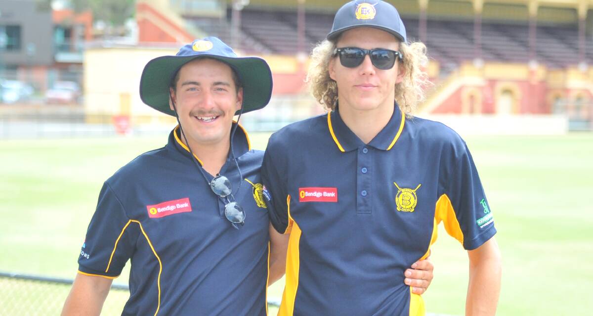 BROTHERS IN ARMS: Jake Klemm and Dylan Klemm are among Bendigo's Melbourne Country Week squad of 13 that is striving to return to Provincial Group.