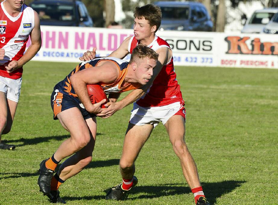 BACK IN ACTION: Maiden Gully YCW and Bridgewater will re-start their LVFNL seasons against each other on Saturday at Marist College. Bridgewater won by 51 points in their round seven meeting. Picture: BRENDAN McCARTHY