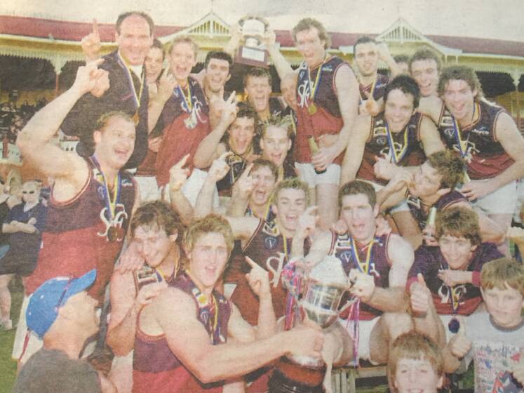 DROUGHT-BREAKERS: Sandhurst's 2004 BFNL premiership was the club's first in 21 years. The Dragons beat Gisborne in the grand final by 29 points.