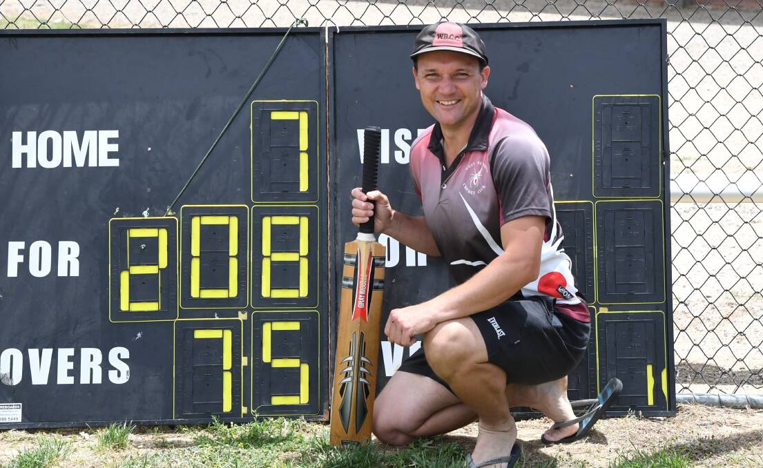 MEMORABLE DAY: West Bendigo's Travis O'Connell made an unbeaten 208 against United on Saturday. Picture: LUKE WEST
