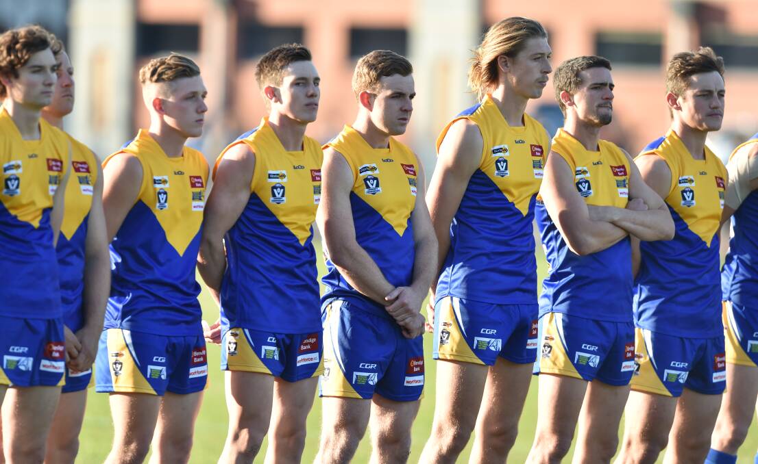 BLUE AND GOLD: The BFNL has been informed its inter-league game next year will be against Hampden in Warrnambool. Picture: GLENN DANIELS