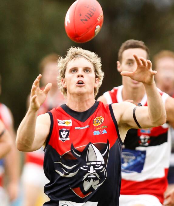 Todd Bryant playing for the Wodonga Raiders. Picture: BORDER MAIL