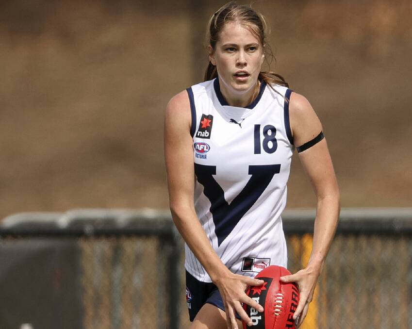 METEORIC RISE: Emily Everist playing for Victoria Country this year. Picture: GETTY IMAGES