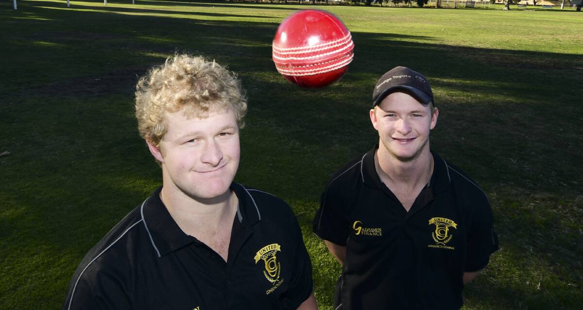 TIGER BROTHERS: Harry and Mac Whittle are joining United in the EVCA, with Harry to take over as division one skipper. Picture: NONI HYETT