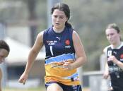 Lila Keck was named in the NAB League girls round two Team of the Week.