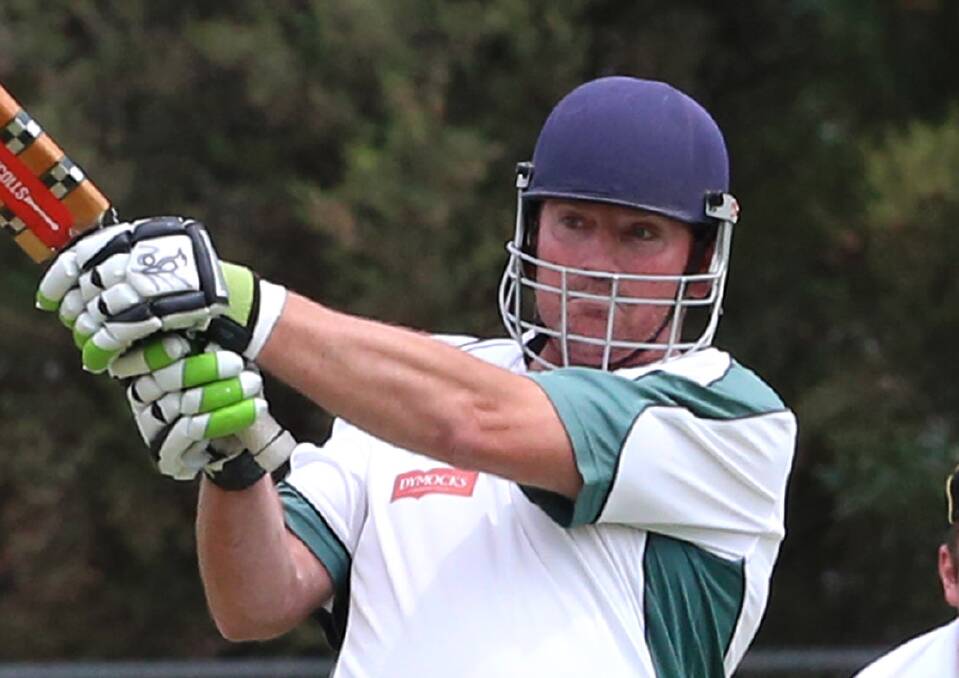 IN FORM: Opening batsman Shane Hamilton is coming off scores of 201 n.o. and 115 in his past two EVCA division two games for Emu Creek.