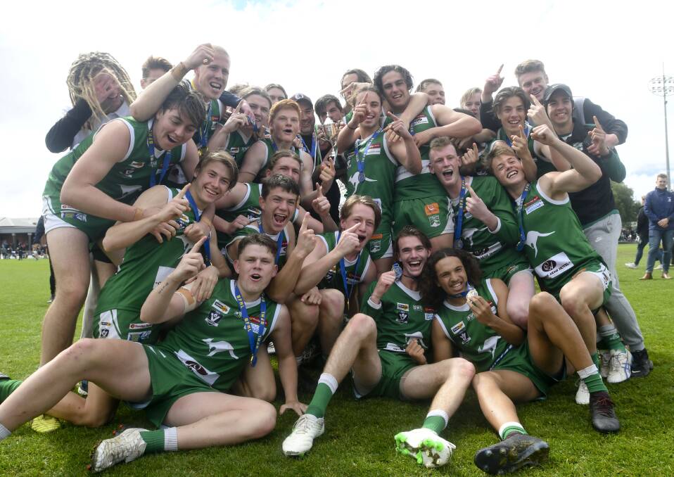 ON A ROLL: Kangaroo Flat came from fourth on the ladder to win the club's first BFNL under-18 premiership on Saturday. The Roos beat Sandhurst by 27 points.