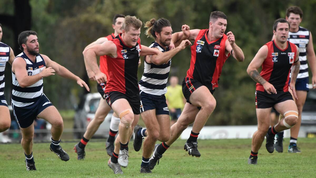 CATS KICK AWAY: Lockington-Bamawm United defeated White Hills by 69 points at Scott Street on Saturday. The Cats won 20.12 (132) to 9.9 (63).