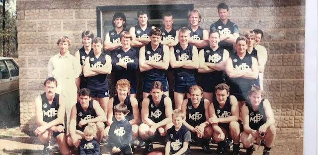 MIGHTY MOUNTS: The 1990 Mount Pleasant team that was 16-2 for the season and beat Heathcote by 24 points in the Heathcote District grand final.