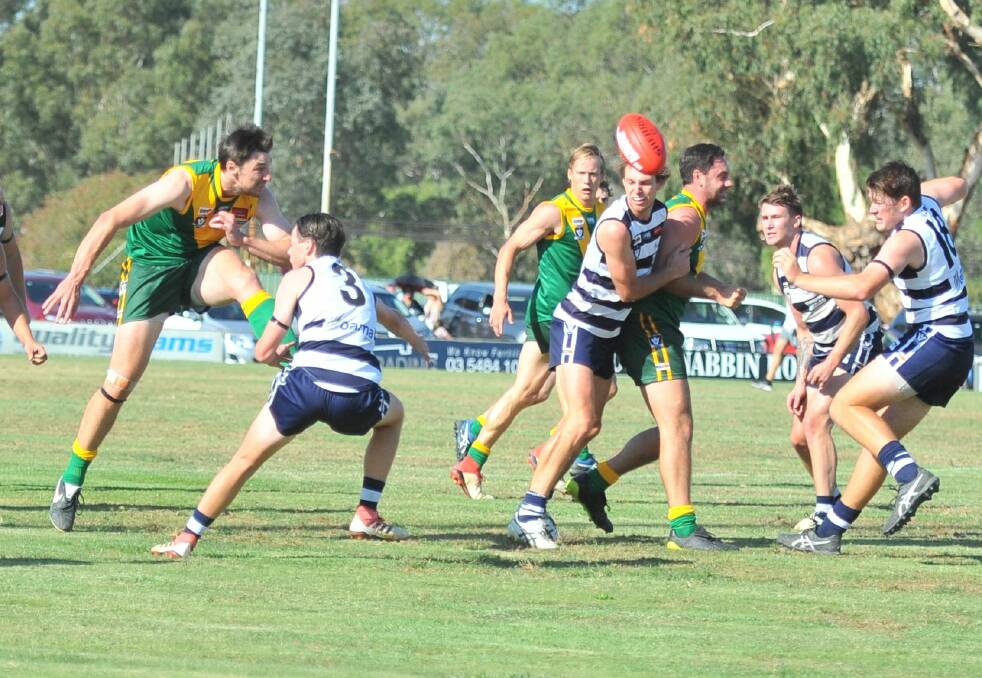 BUSINESS END OF THE YEAR: Lockington-Bamawm United and Colbinabbin meet in Saturday's HDFNL qualifying final at Gunbower.