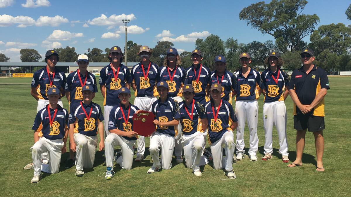 VICTORIOUS: Bendigo's under-16 team that won Friday's Northern Rivers Junior Country Week final against Murray Valley at Rochester. Picture: CONTRIBUTED