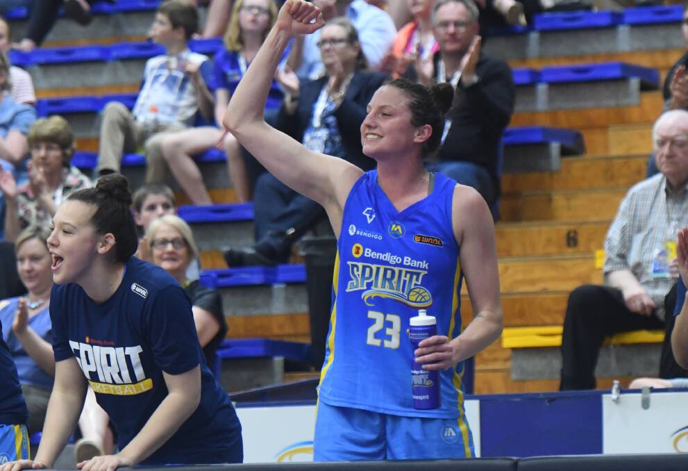 WELCOME BACK: Kelsey Griffin is returning to the Bendigo Spirit for the upcoming WNBL season.