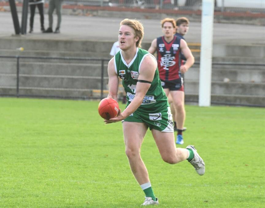 WELCOME RETURN: Liam Collins has given Kangaroo Flat's midfield stocks a boost. Picture: ADAM BOURKE