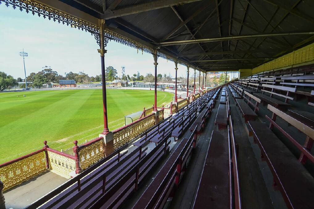 QUIET SEPTEMBER: The Queen Elizabeth Oval won't host any further games in the BFNL this year with the 2021 season having been officially called off on Friday following a board meeting. The Bendigo Junior Football League season is also finished for the year. Picture: DARREN HOWE