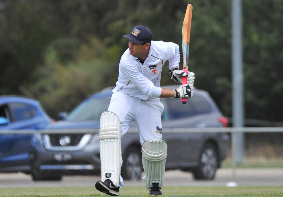 WATCHFUL: Dustin Elliott churned out 423 runs for Sedgwick, which included three half-centuries.