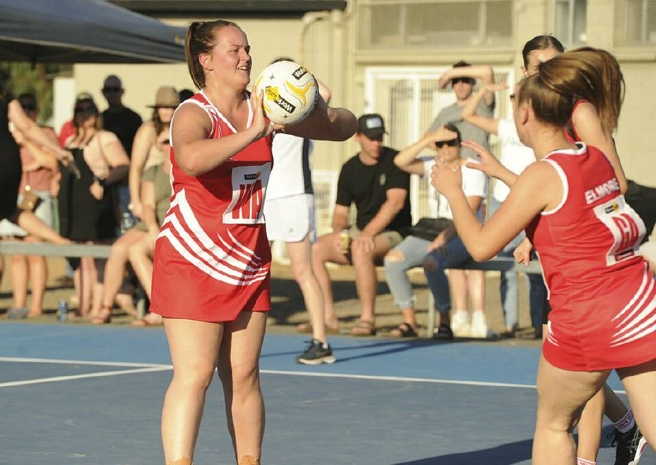 SEASON STANDOUT: Elmore was a powerhouse on the netball court this year. The Bloods won 60 netball games across their six teams. Picture: ADAM BOURKE