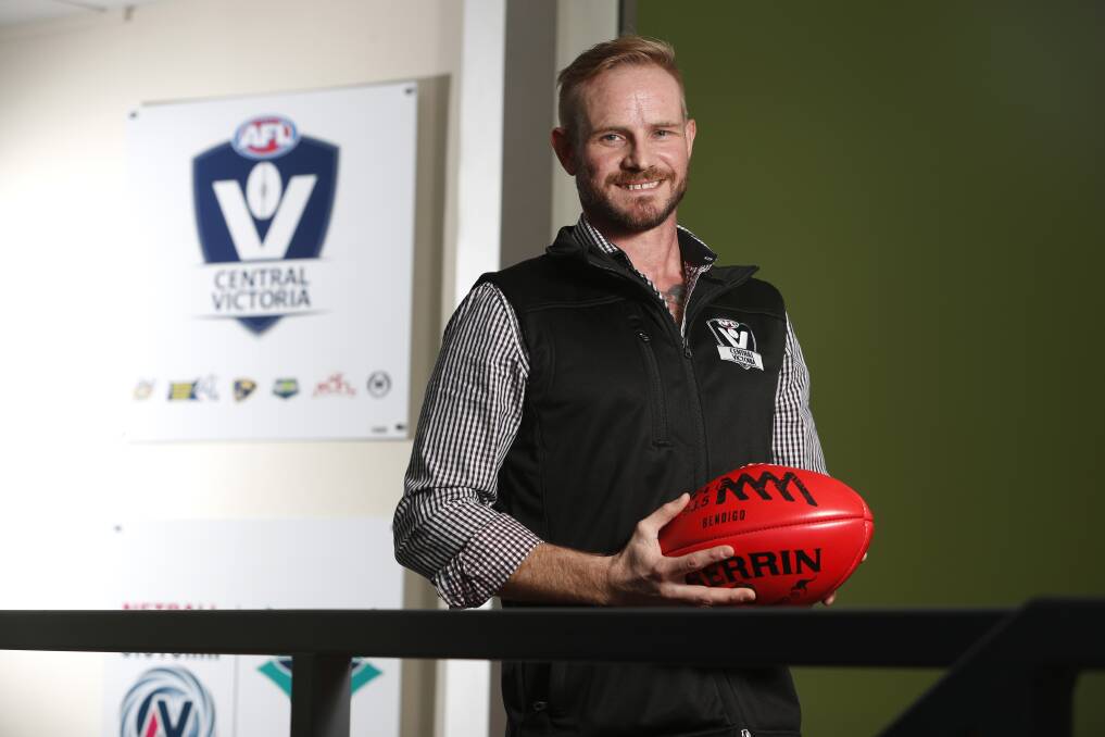 READY TO LEAD: The Bendigo Football-Netball League's new manager Cameron Tomlins. Picture: GLENN DANIELS