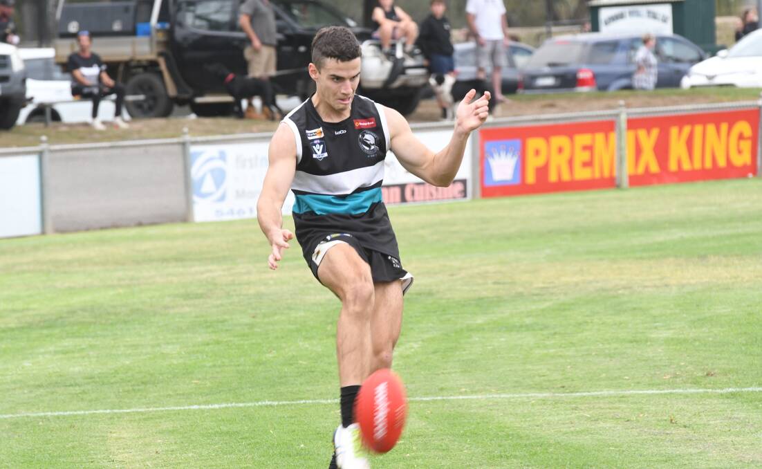 STELLAR SEASON: Maryborough's Aidan Hare is Premier Data's No.1 ranked player in the competition over the first nine rounds of the season. Picture: ANTHONY PINDA