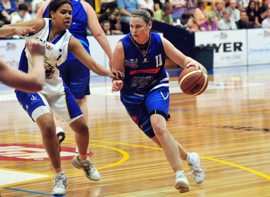YESTER-YEAR: Andrea Walsh was the inaugural captain of the Bendigo Spirit when the club joined the WNBL for the 2007-08 season.