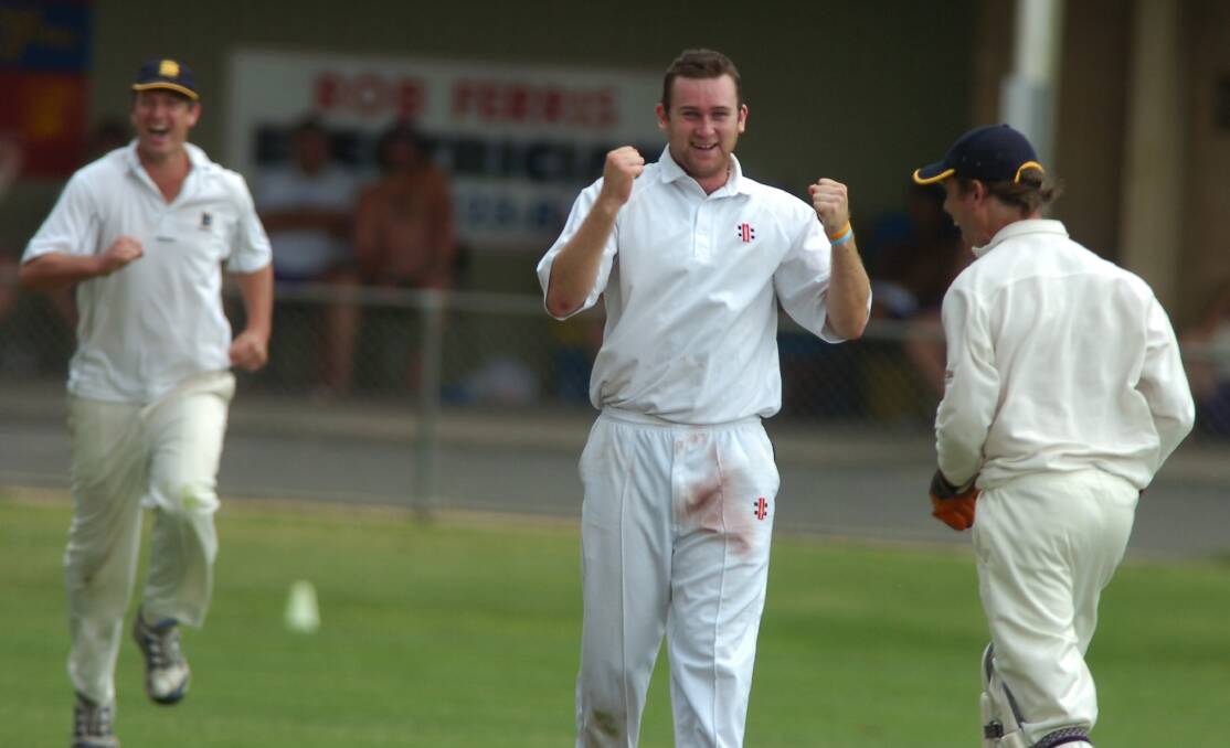 MAN OF THE MATCH: Ben DeAraugo took 5-14 off 6.5 overs - including the match-winning wicket - in Bendigo's 2007 grand final victory over Mornington-Peninsula.