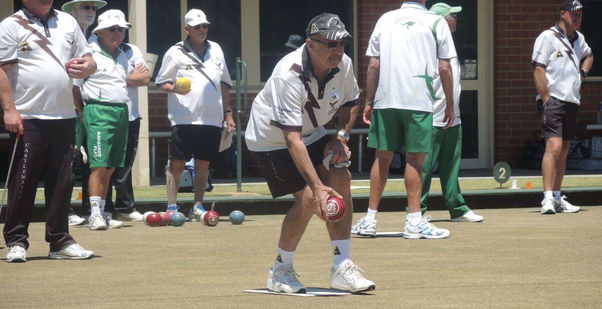 IN THE ZONE: Castlemaine's China O'Grady prepares to send down a bowl against Kangaroo Flat.