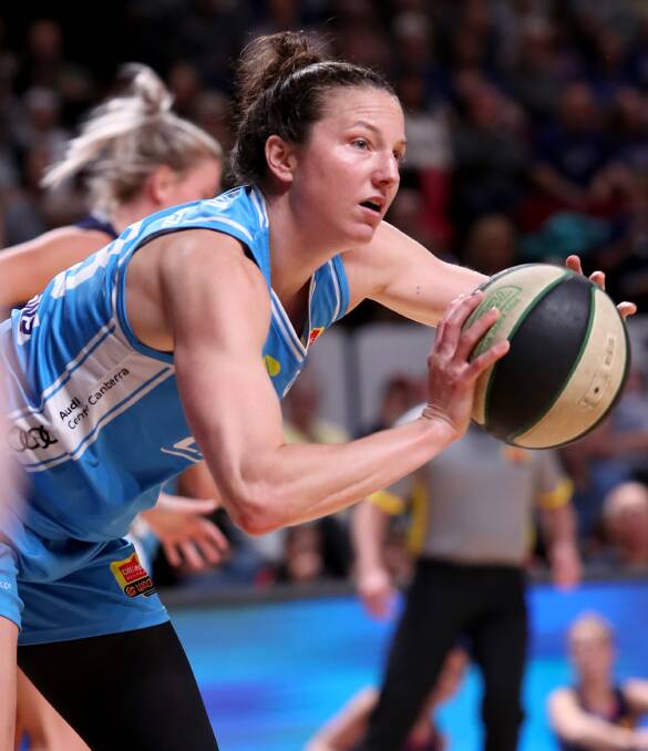 Kelsey Griffin dominated for Canberra on Wednesday night.