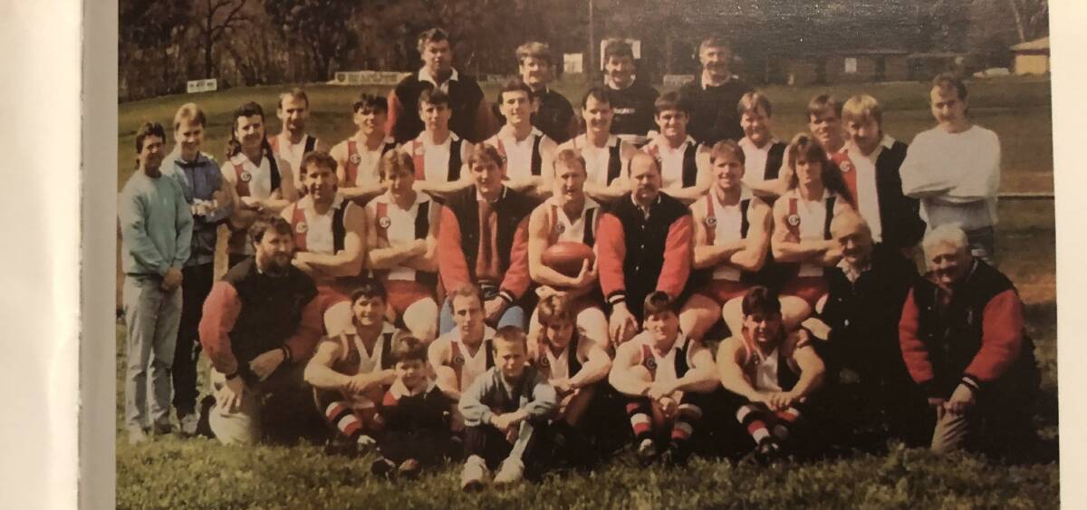 SENSATIONAL SAINTS: Heathcote won 16 of its 18 games in 1992, culminating by beating Mount Pleasant by 38 points in the grand final.