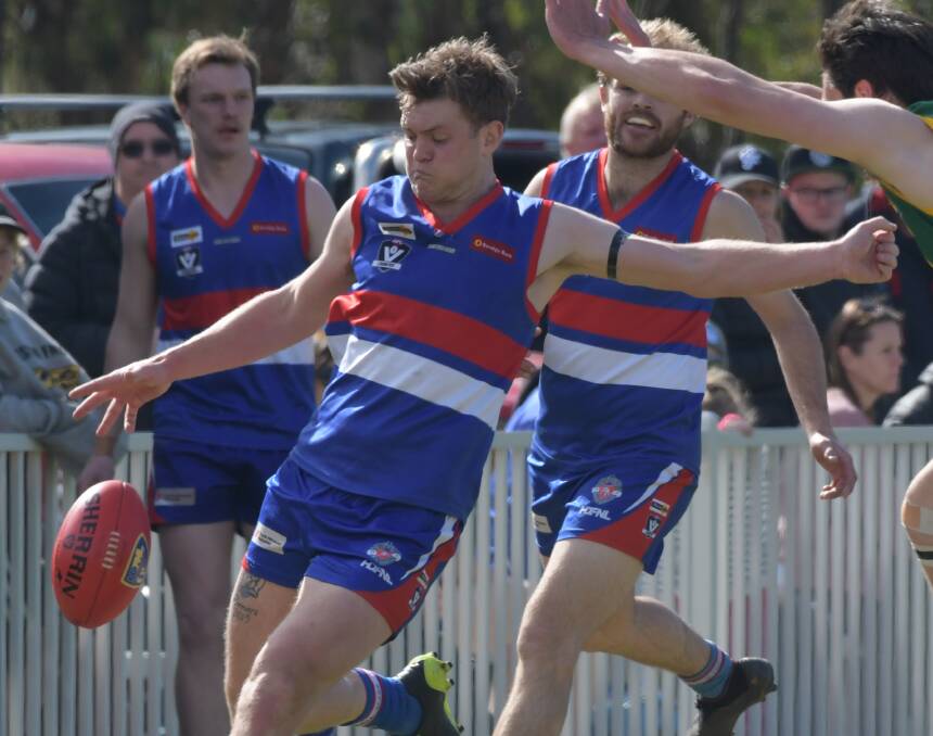 TOP GAME: Jordan Ford was one of North Bendigo's best on Saturday, kicking three goals in the second half of the preliminary final against Colbinabbin.