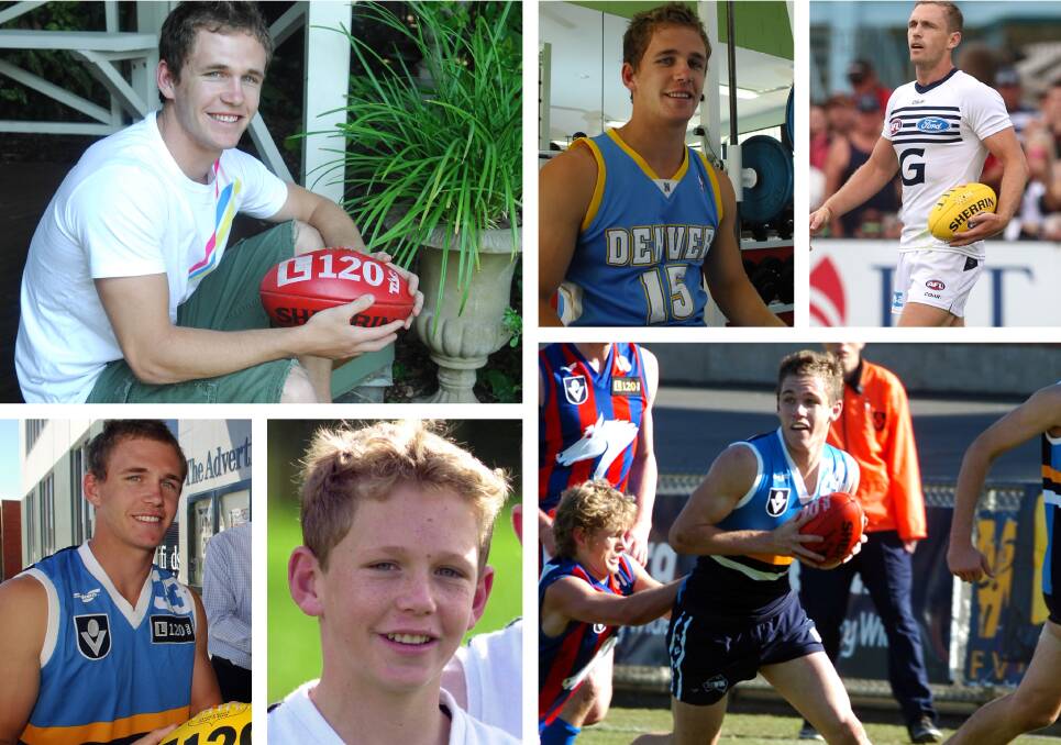 THROUGH THE YEARS: Joel Selwood as captured by Bendigo Advertiser photographers during his football journey.