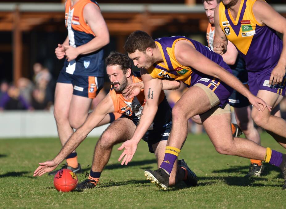 NO SECOND CHANCE: Maiden Gully YCW and Bears Lagoon-Serpentine meet in the LVFNL cut-throat first semi-final at Mitiamo on Sunday.