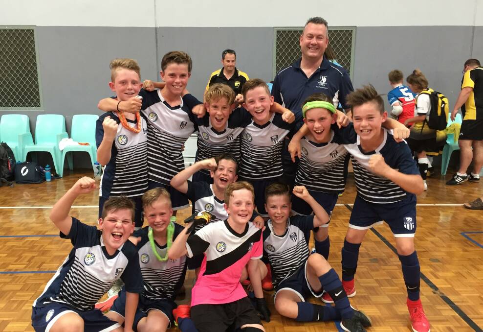 VICTORIOUS: The Victoria Country 11-boys team that won its division at the National Futsal Championships in Sydney. Picture: CONTRIBUTED