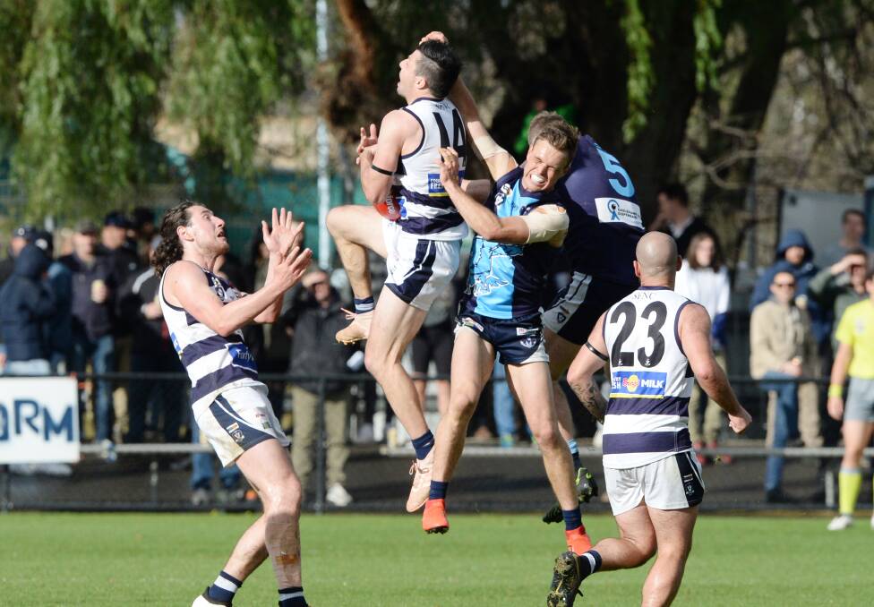 RIVALRY REIGNITED: The 2019 grand final re-match between Eaglehawk and Strathfieldsaye highlights round eight of the BFNL season on Saturday.
