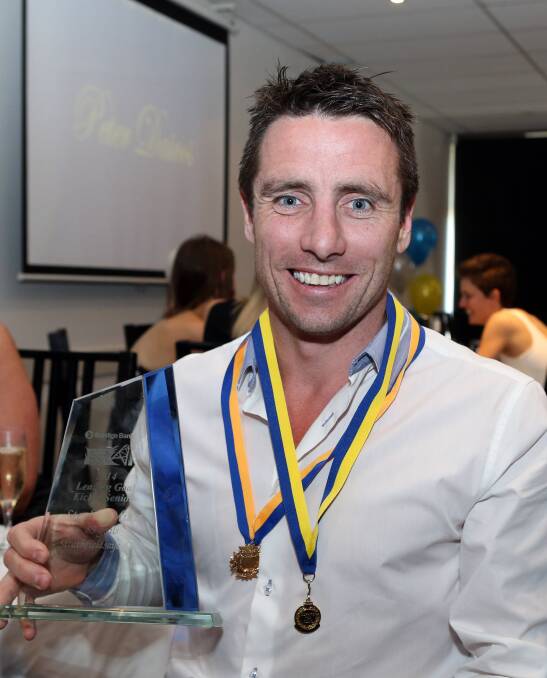 Strathfieldsaye's Ron Best Medal winner Stephen Milne.