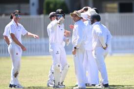 United had to settle for first innings points against West Bendigo after falling short in its outright attempt at Ewing Park on Saturday. Picture by Enzo Tomasiello