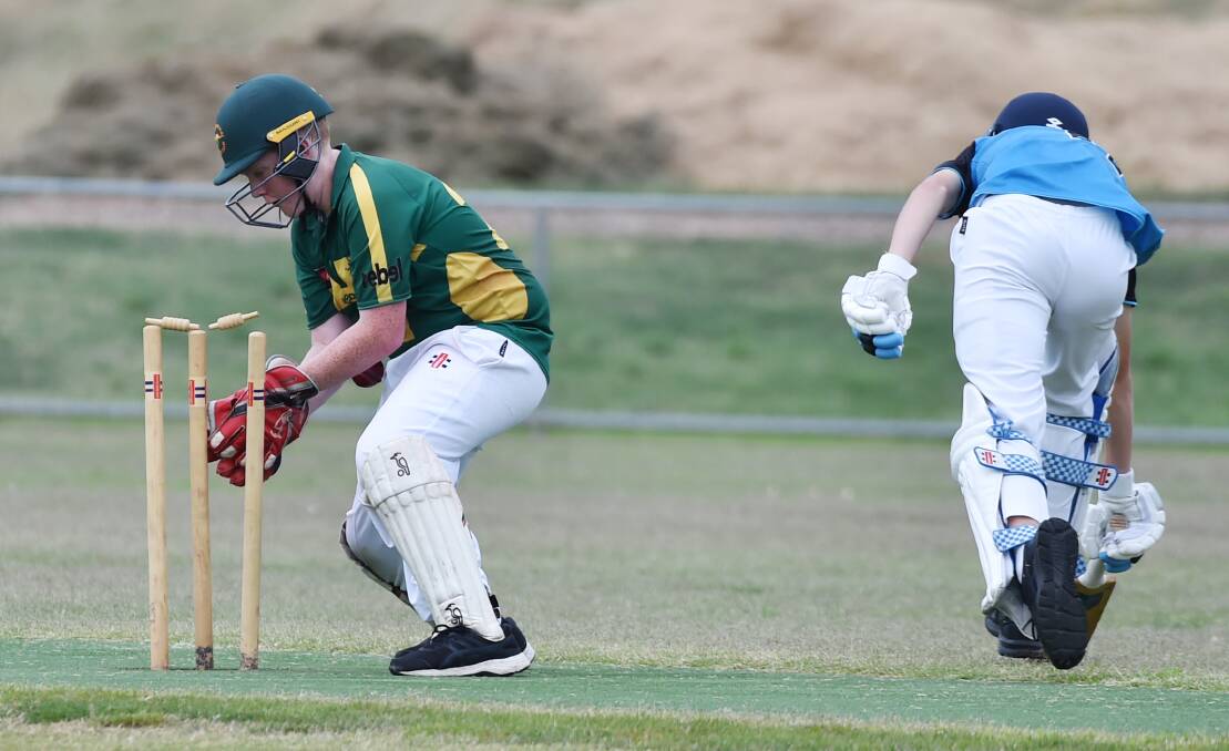 POWER SURGE: Huntly-North Epsom recorded a comprehensive win over Kangaroo Flat in their under-16A match on Saturday.