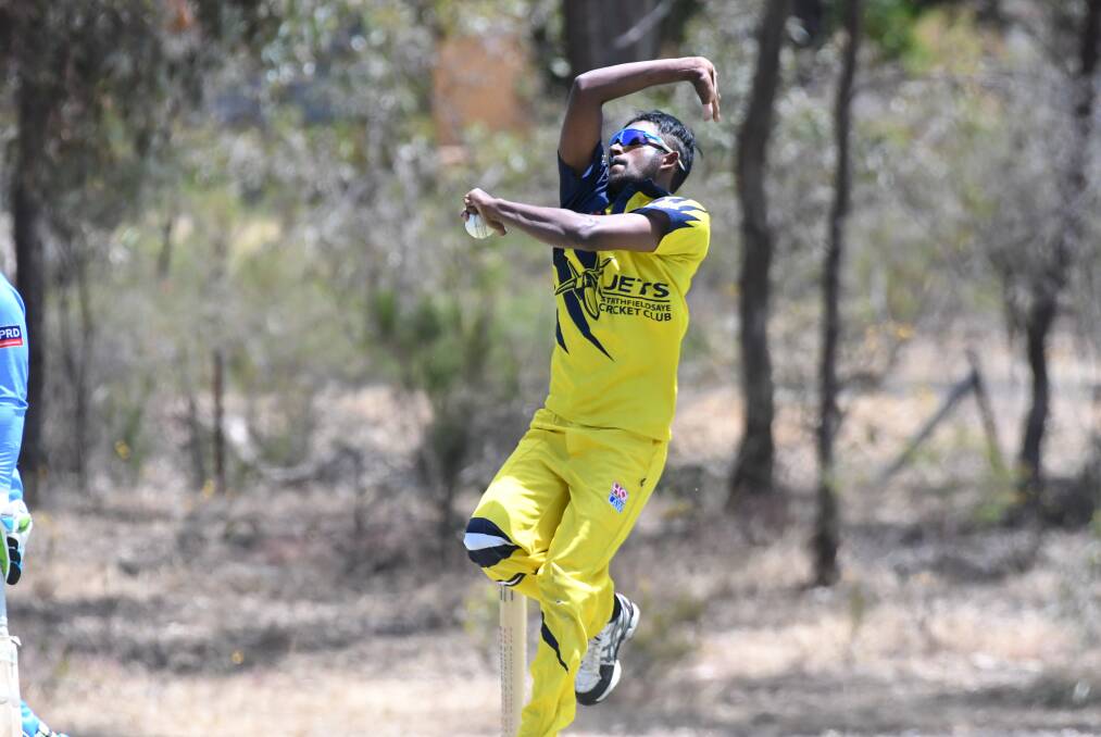 CRAFTY: Left-arm spinner Savith Priyan is lining up with Strathfieldsaye for a fourth season. Picture: NONI HYETT