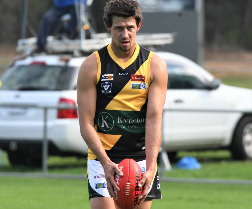 Kyneton's Rhys Magin has kicked 36 goals for the Tigers.