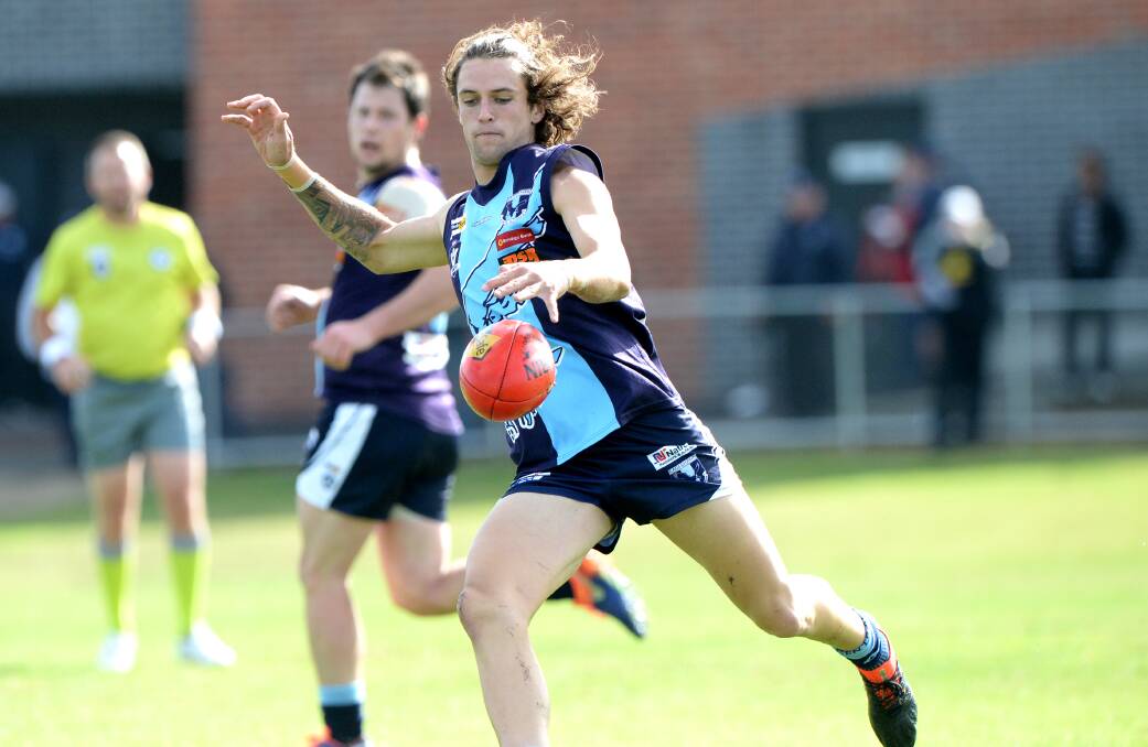 Eaglehawk's Jack Fallon was one of the best in last week's 212-point win over Castlemaine that moved the Hawks into top spot.