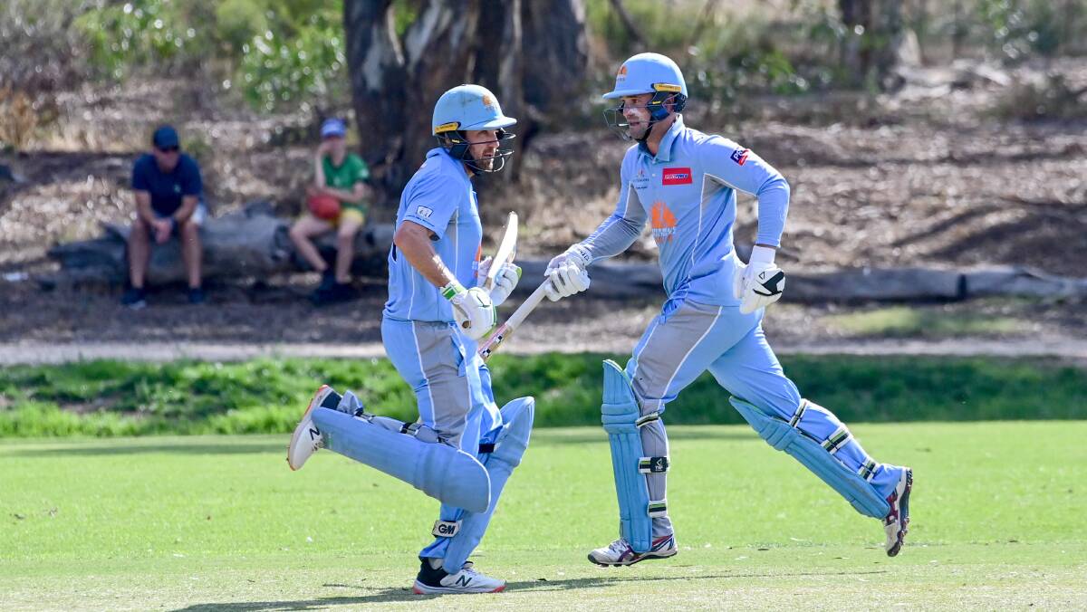 RUN MACHINES: Strathdale-Maristians' star batsmen Grant Waldron and Cameron Taylor. Waldron has been named captain of the Northern Rivers Team of the Year. Picture: BRENDAN McCARTHY