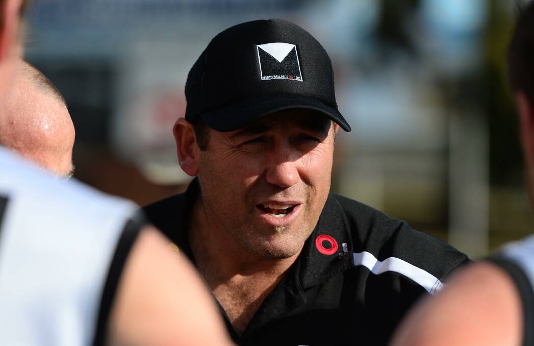 EXPERIENCED: Rob Waters during his coaching days with North Ballarat City. Picture: BALLARAT COURIER
