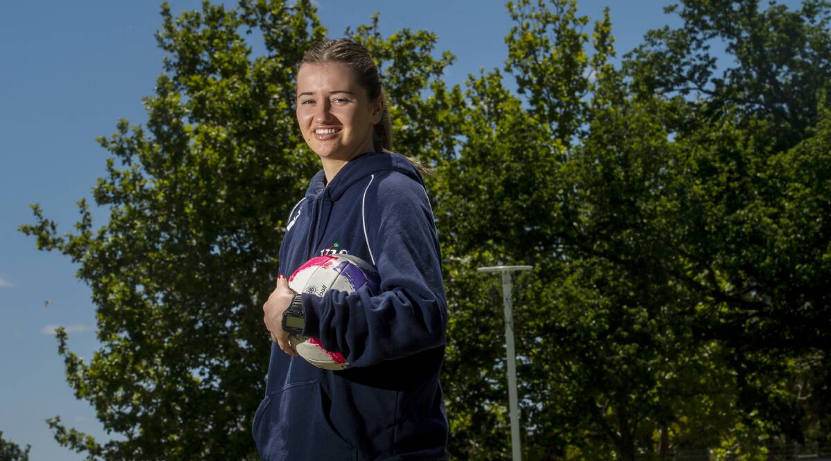 TALENTED: Bendigo's Ruby Barkmeyer is off to another National Netball Championships in 2020. Picture: DARREN HOWE