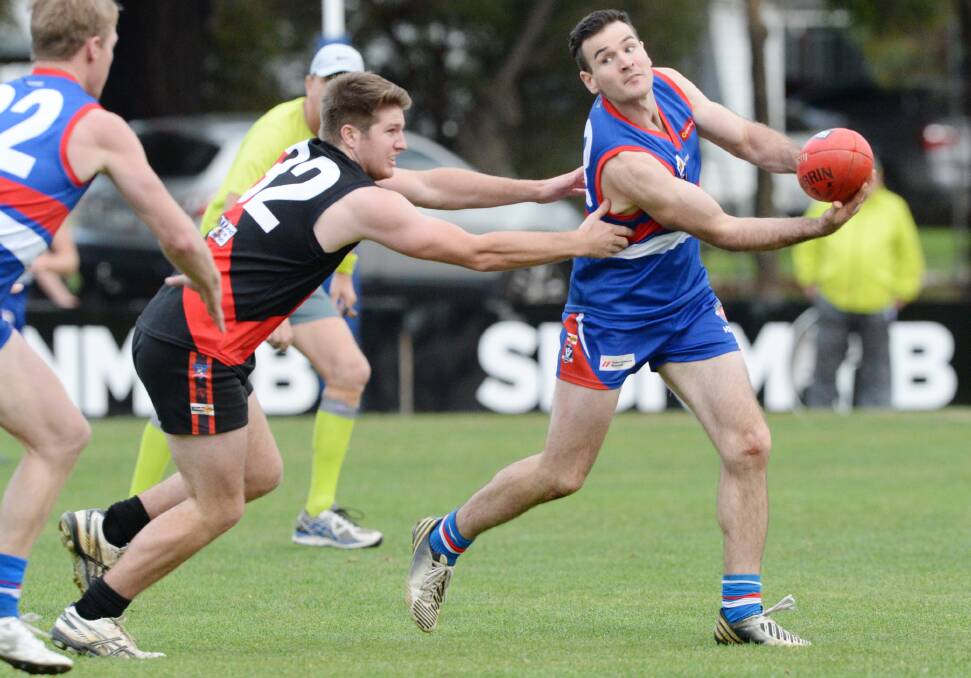 RIVALS: North Bendigo and Leitchville-Gunbower are on track to meet in a third-straight Heathcote District league grand final in September. The Bulldogs are 8-0, while the Bombers are 7-1 at the halfway mark. Picture: DARREN HOWE