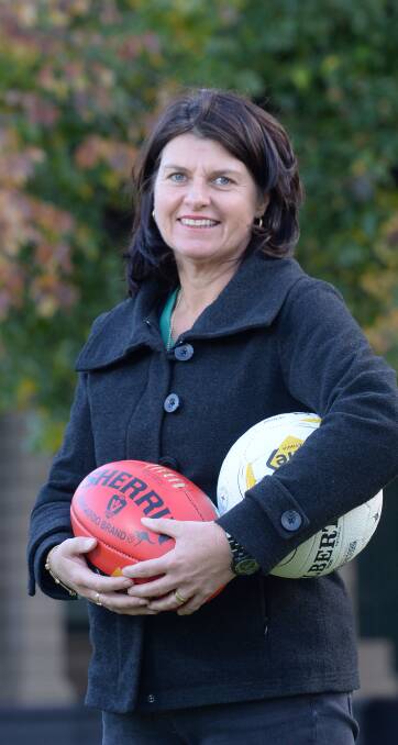 NEW ROLE: Carol Cathcart has been appointed AFL Central Victoria's region general manager, taking over the position previously held by Paul Hamilton.