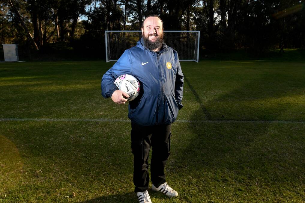 CHALLENGING TIMES: Bendigo Amateur Soccer League president Aaron Shooter is in his third season in the volunteer role. Picture: NONI HYETT