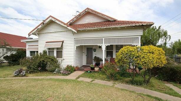 This three-bedroom house on 9 Brougham Street, Nhill was asking $83,500 in December 2018. Photo: Andrew Lewis Property Agents