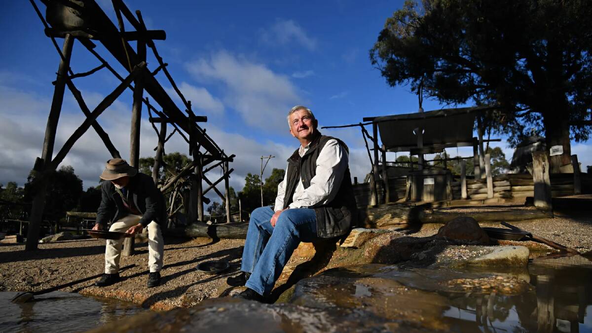 Peter McCarthy pictured at Sovereign Hill. Photo: Joe Armao