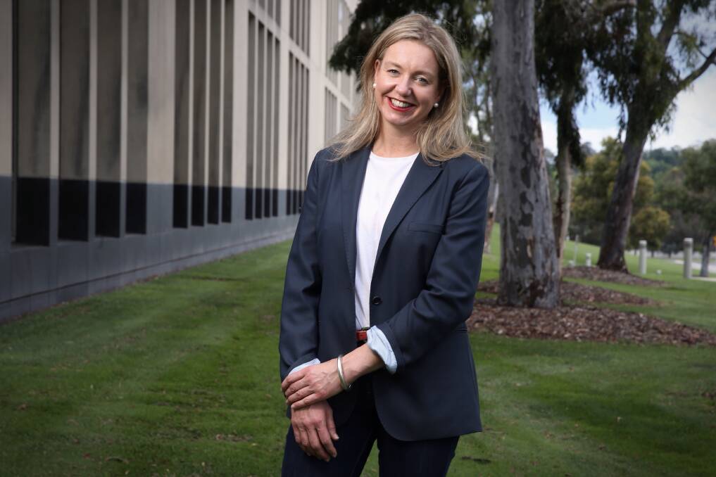 Senator Bridget McKenzie: 'I vote with my conscience on every issue and my conscience on this matter is that I would vote against same-sex marriage'. Picture: Andrew Meares 