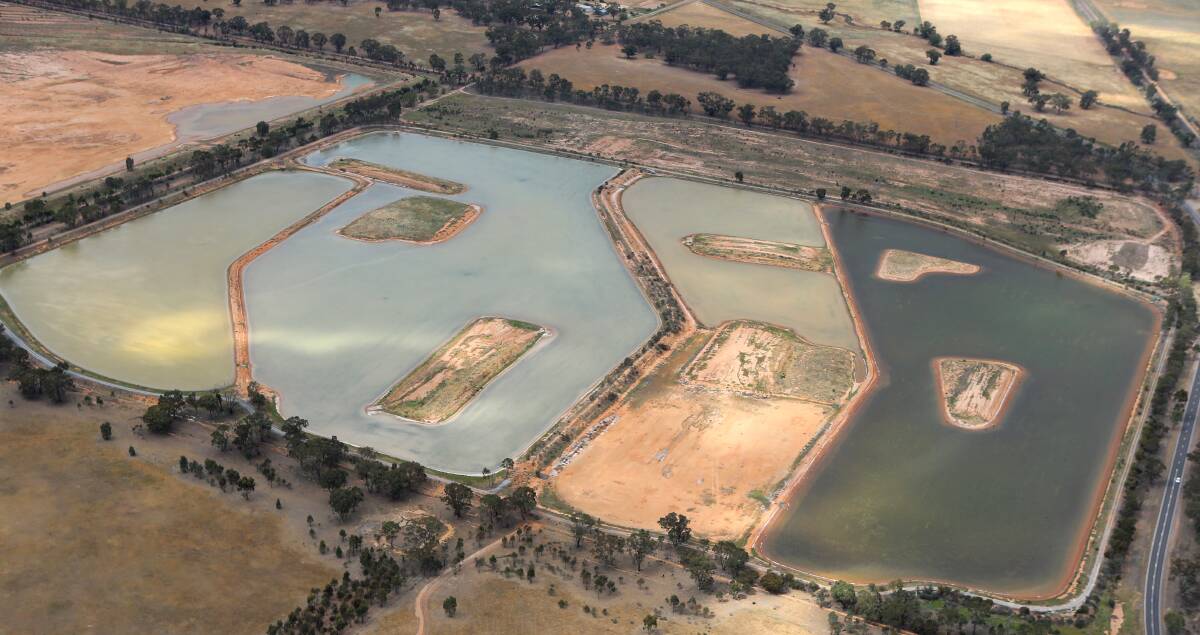 EVAPORATION PONDS: 'It is reported that there is between 60 and 100 tonnes of raw arsenic in the Woodvale evaporation ponds,' retired consulting engineer Gary Davis says. 'More than enough to fill a B-double.' Picture: GLENN DANIELS
